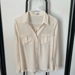 Beautiful Cream Button Up